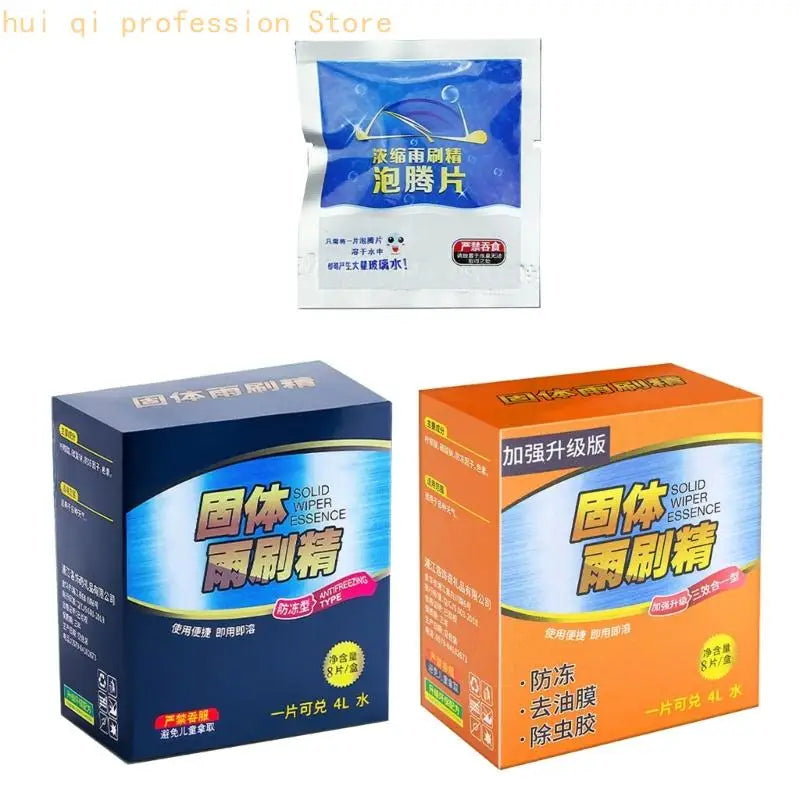 Small Auto Glass Cleaning Effervescent Tablets Space Saving Designs for Car H8WE Quake