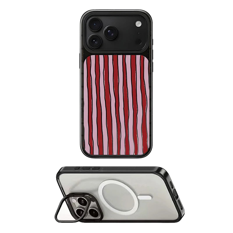 6092071 Impact Case - Mirror / Glaze Magnetic Cover: Compatible with IPhone 18 17 Pro Max 18Pro Quake stand (MagSafe) 6 for iPhone18 Pro Max