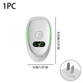 Smart Negative Ion Air Purifier Smoke Removal Mini Air Ionizer Pet Deodorizer Cleaners Plug-in Odor Eliminator for Home Bathroom Quake US Plug