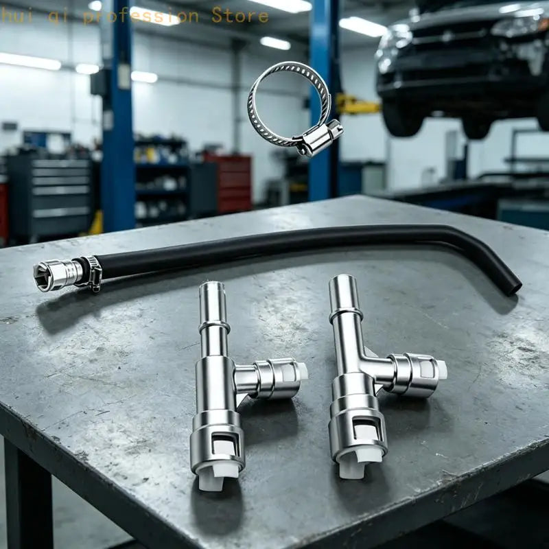 Coolant Line Replacement with Metal Tees for SUV Service 626-564 15051852 H8WE Quake