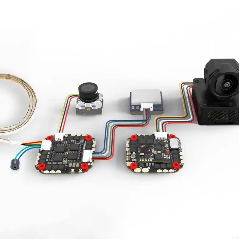 FPV Controller Board 36X36Mm with ELRS Ready Board Area, Service Port Access, Connection Labels, 45A Current Class for Use K1KF Quake