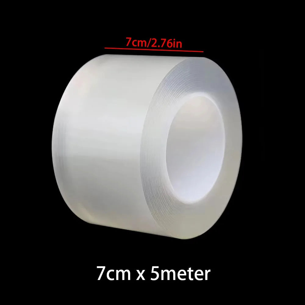 1Roll Bike Frame Protector Transparent Protective Film Riding Decoration 2/3/5/7/10cm Width Bicycle Protection Stickers Quake 7cm-5meter