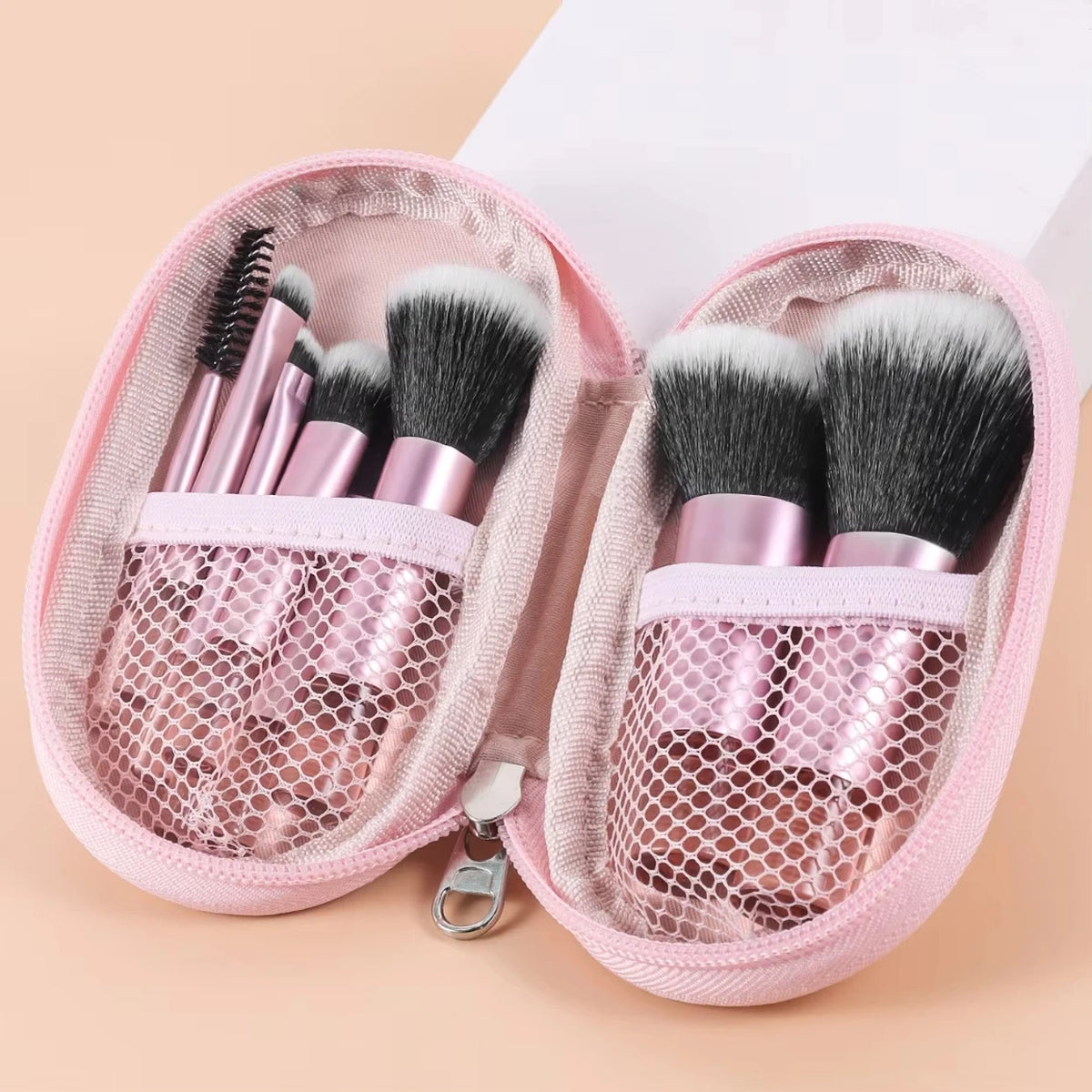 Face 10-Piece Mini Makeup Brush Set Portable Travel Size Makeup Brush Available in Multiple Colors Quake