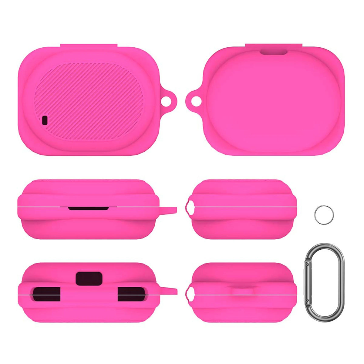 For Nothing Ear 3a Earbuds Case Soft Silicone Protective Shell Shockproof and Dustproof Case Bluetooth Headphone Box Sleeve Quake Pink
