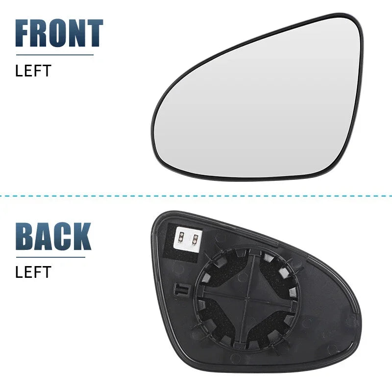 For US Toyota Corolla 2014-2018 1x Left Right Side Rear View Lens Split Mirror Heated Door Glass Rearview Lens Accessories Parts Quake