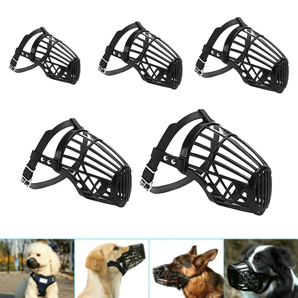 Prevention Anti Miseating Adjustable Nozzle slipcover Dog Bark Arrester Soft Plastic Dog Mouth Cover Quake