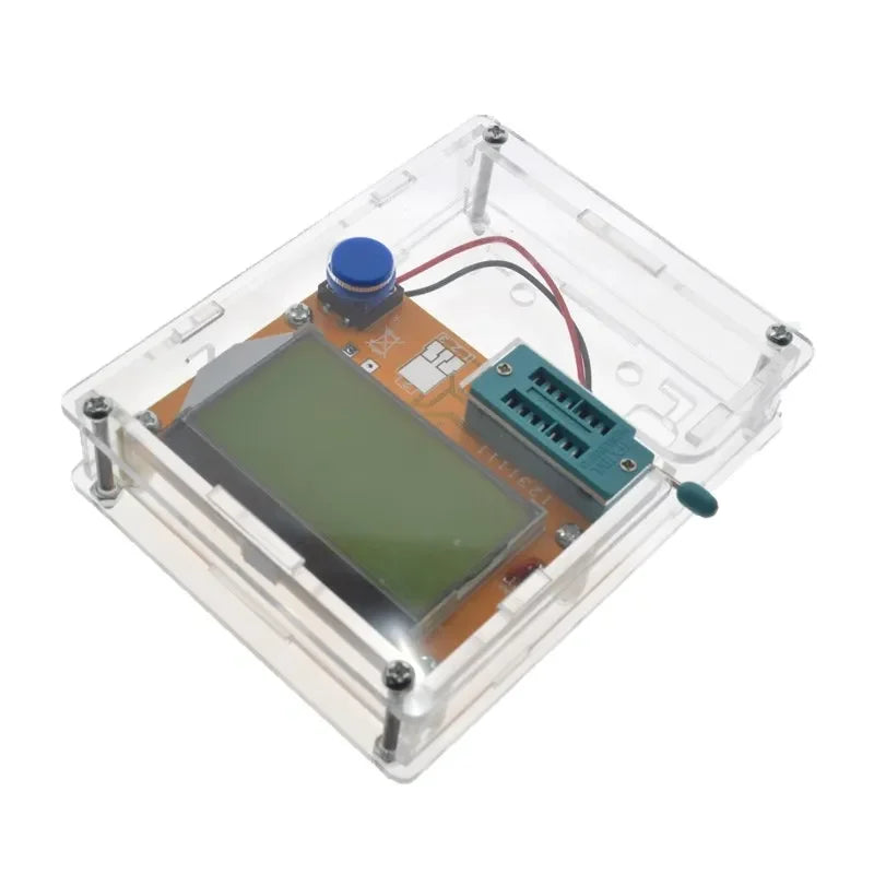 LCR-T4 Box Clear Acrylic LCR-T4 Case Shell Housing For LCR-T4 Transistor Tester ESR SCR/MOS LCR T4 Quake
