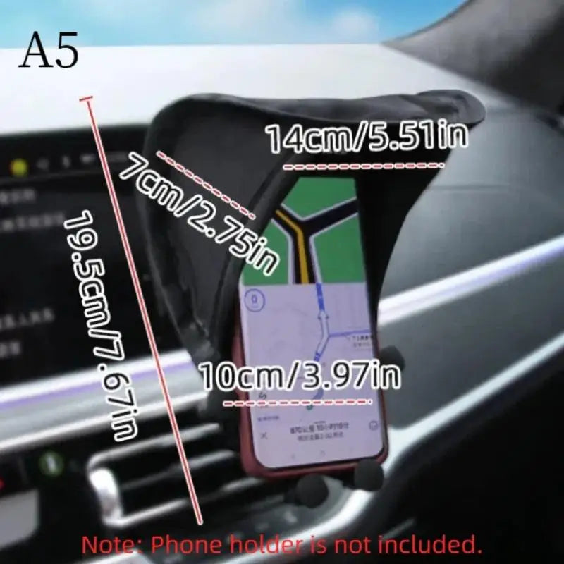 1Pcs Mobile Phone Accessories Enhances Screen Visibility In Strong Light Reduce Sunlight Reflection Mobile Phone Sunshade Quake A5