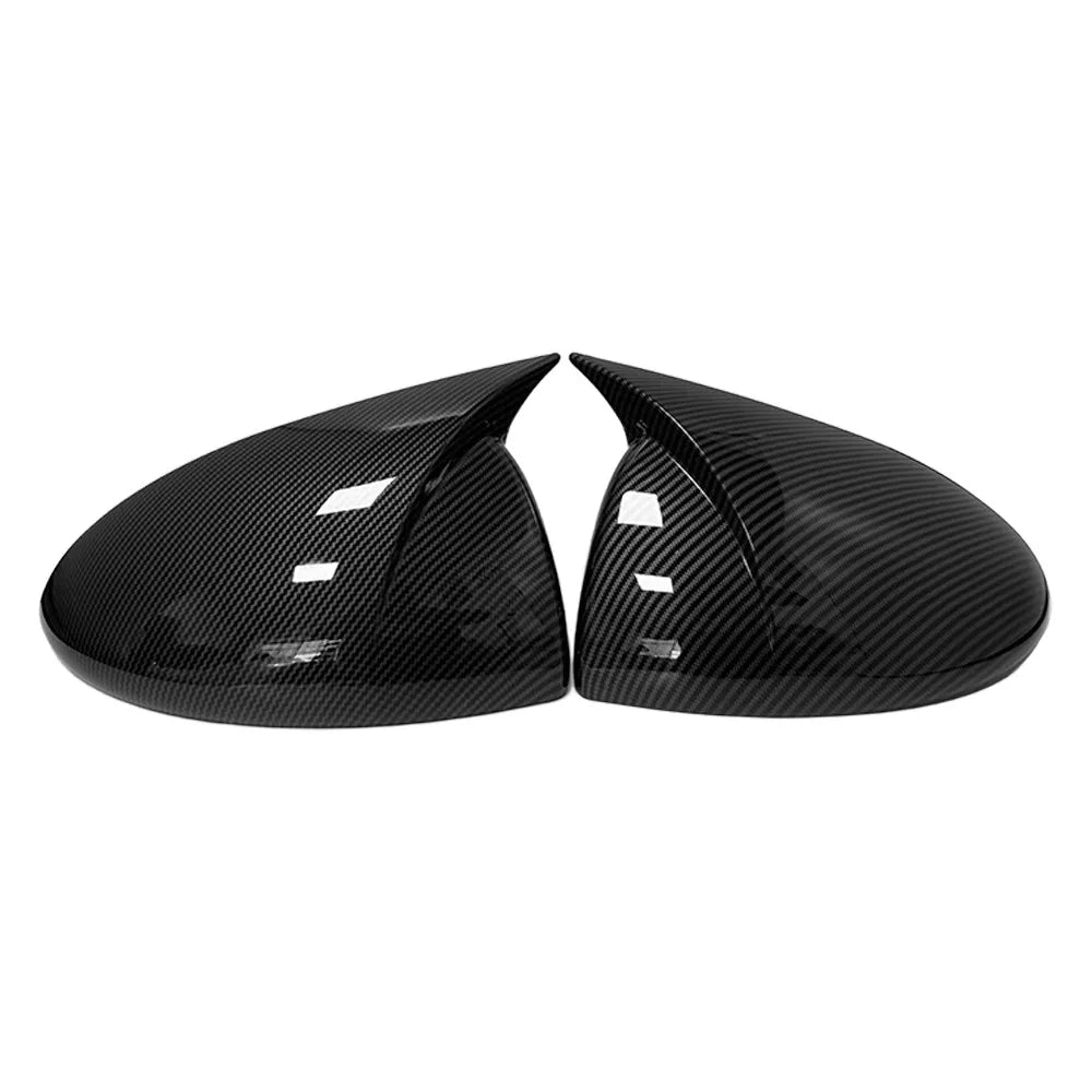 For Hyundai Sonata DN8 2020-2022 Car Sticker Rearview Side Mirror Cover Wing Cap Exterior Case Trim Accessories Vehicle Decor Quake No Light Carbon