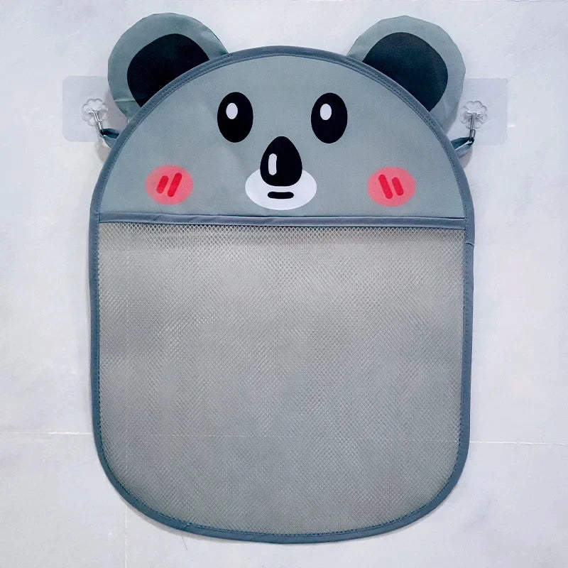 Large Bathroom Storage Mesh Bag, Children's Bath and Water Toy Storage Bag, Baby Mesh Bag, Suction Cup Hanging Bag. Quake