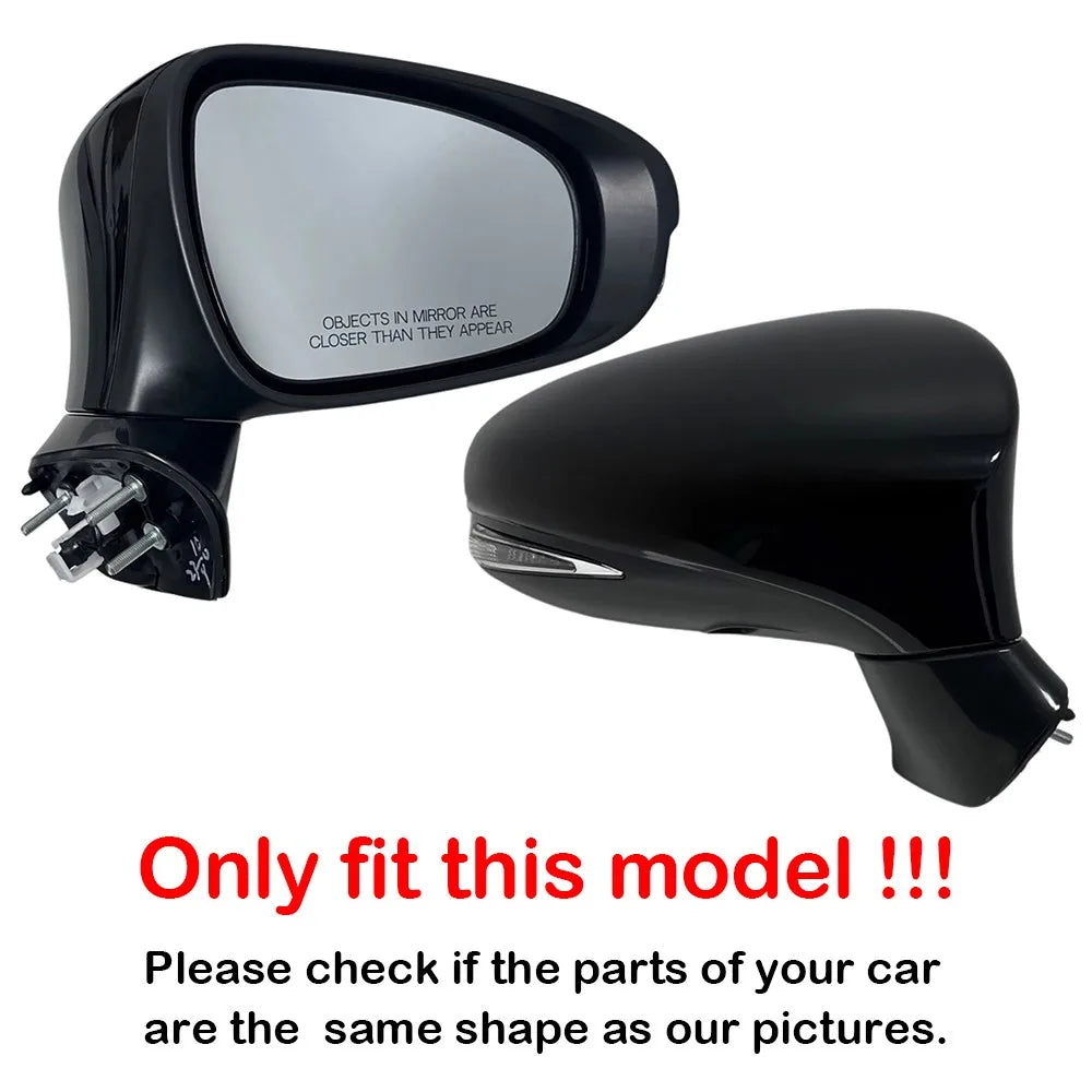 For Lexus CT200H ES300h ES350 2013-2018 1x Left Right Side Heated Blind Door Wing Mirror Glass Rearview Wing Lens Car Replace Quake