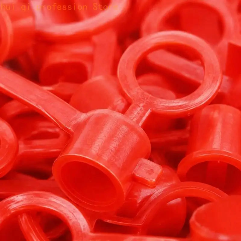 Red Grease Zerk Fitting Dust Cap Set for Routine Maintenance Tasks H8WE Quake CN
