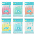 100pcs/box Double Head Plastic Toothpick Oral Care Disposable Household Hotel Dental Floss Interdental Teeth Stick Brush Random Quake 1bag random color