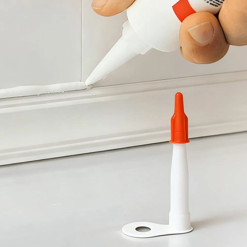 30/10PCS Caulking Gun Nozzles Caulk Nozzle Cap Lastic Glass Glue Nozzles Sealant Silicone Caulking Tips Construction Tool Parts Quake
