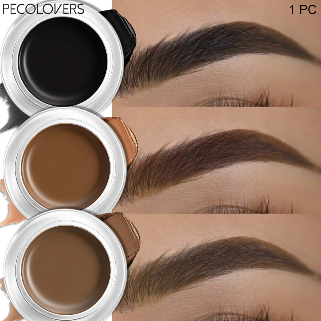 1Pc Creamy Solid Brow Styling Wax Natural Fluffy Brow Gel Smudge Proof Long Lasting Hold Buildable Tint Eyebrow Makeup for Daily Quake