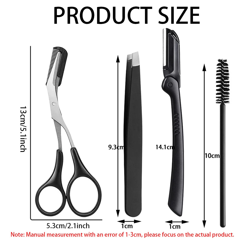 For Women And Men Eyebrow Trimmer Facial Hair Removal Face Razors 16PCS Eyebrow Razor Multipurpose Tool Dermaplaning Tools Quake