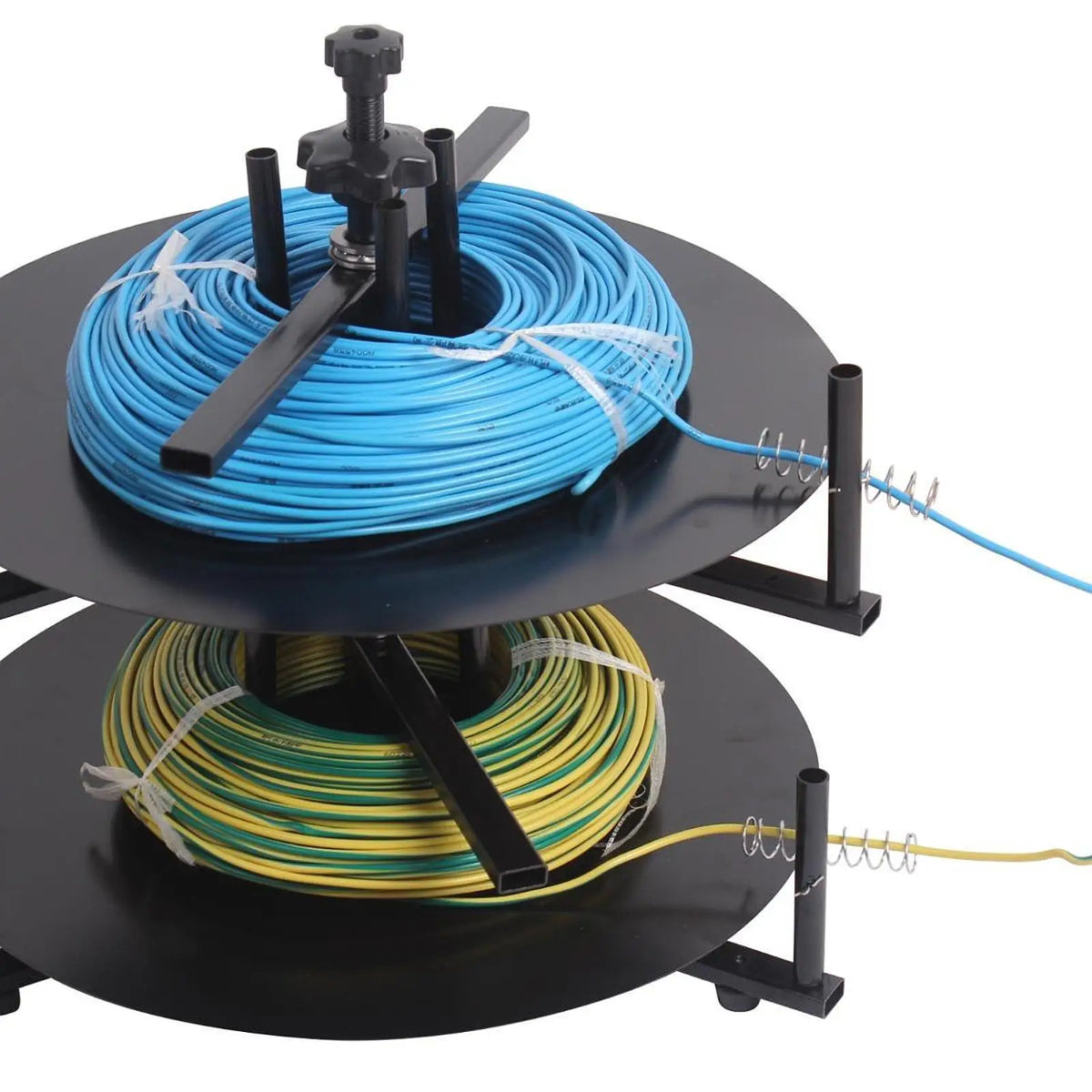 Multi Layer Wire Dispenser Rack Compact Electrician Cable Organizer Tangle Free Spool Tray for Wiring Installation Quake
