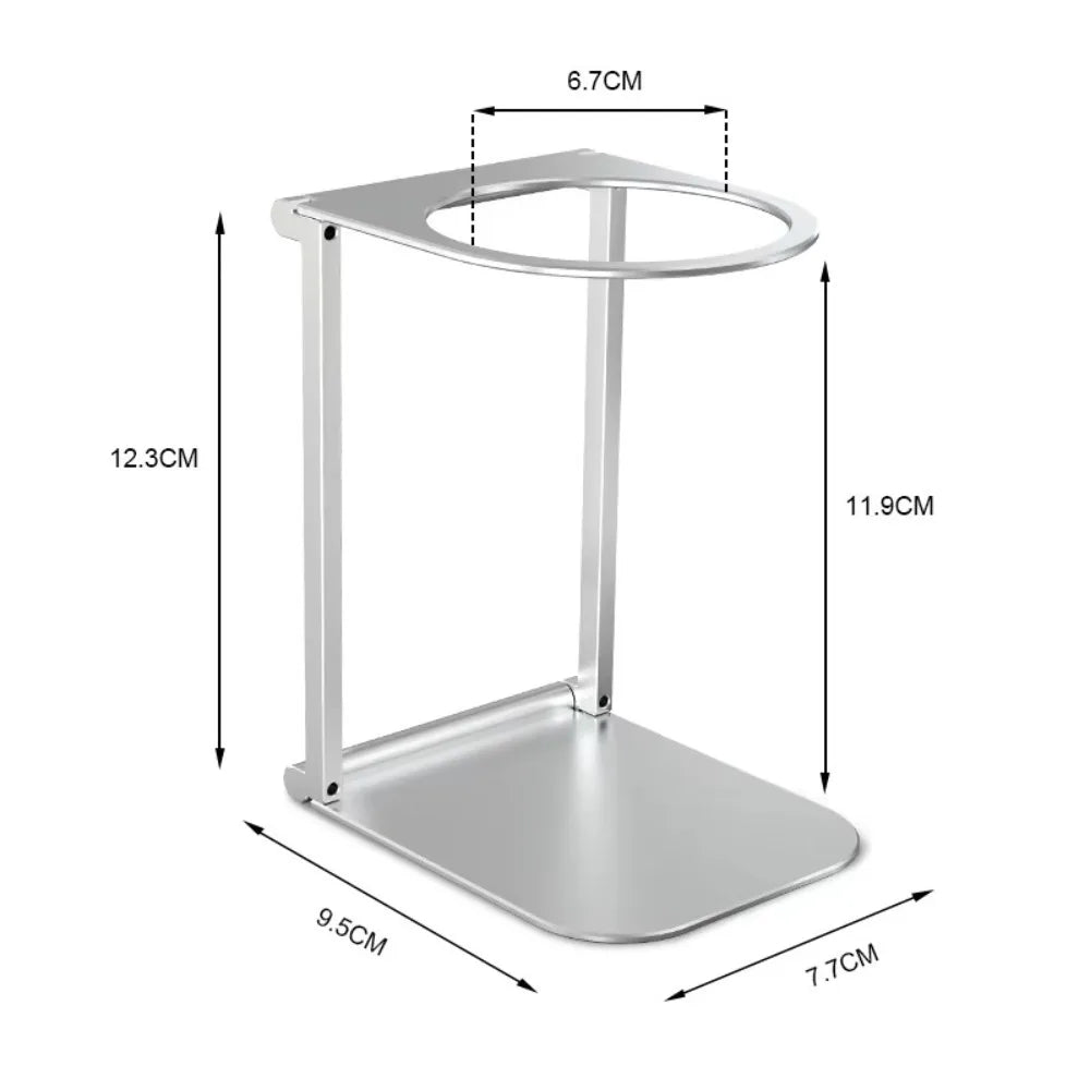 Hot Foldable Coffee Machine Stand Aluminum Alloy Portable Drip Filter Holder Sturdy Durable Espresso Machine Accessories Quake