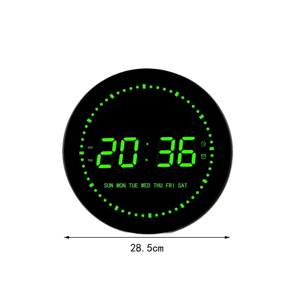 LED Digital Clock with USB Cable Tabletop Clock for Indoor School Classroom Quake