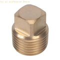Brass Threaded Sealing Fitting with Flat-Sided Head for Port Closure H8WE Quake 1 piece CN