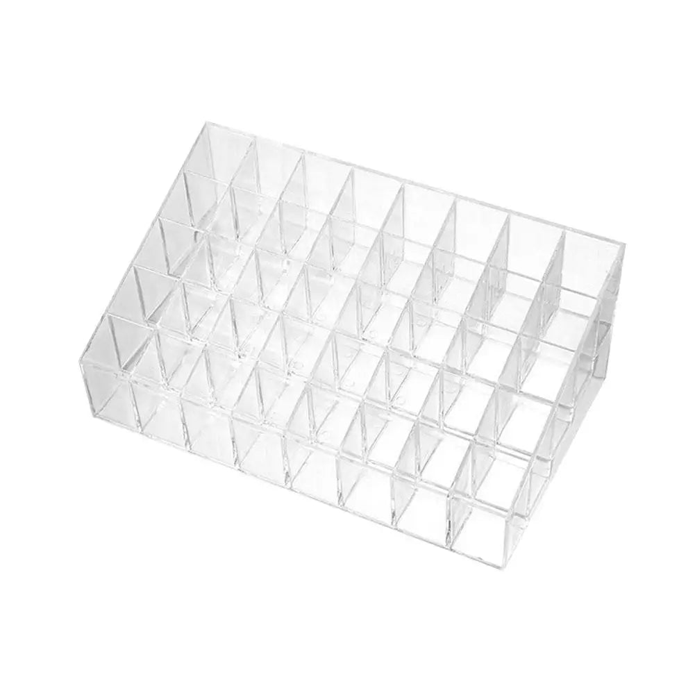 4 Sizes Lipsticks Holder - Clear Acrylic Lipgloss Lipstick Organizer and Storage Display Case for Lip Gloss, Lipstick Tubes Quake E-40 grids