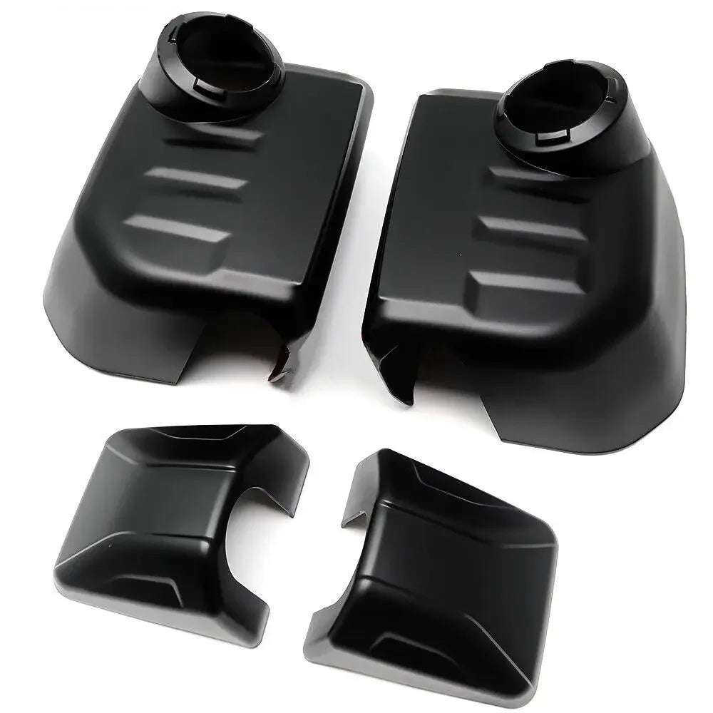 For Toyota FJ Cruiser 2007-2022 Car Rearview Side Mirror Cover Wing Cap Exterior Door Rear View Case Trim Shell Black Protection Quake Mirror Cover