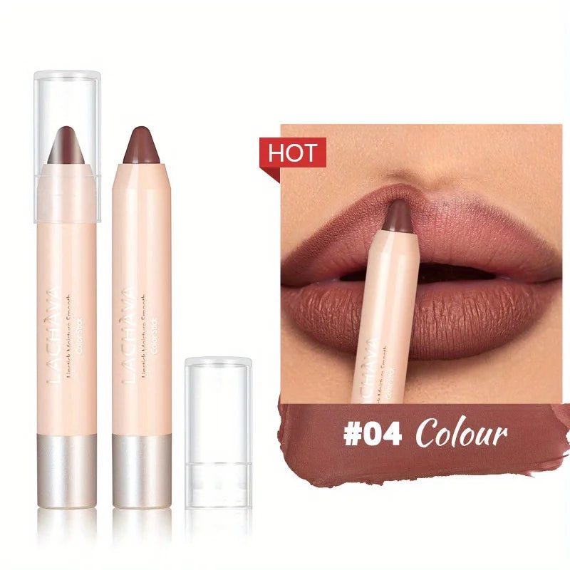 Lipstick Lipliner Pencil - Long-Lasting, Waterproof, Matte Finish, Non-Decolorizing, Smudge-Proof - Perfect for All Skin Types Quake 04