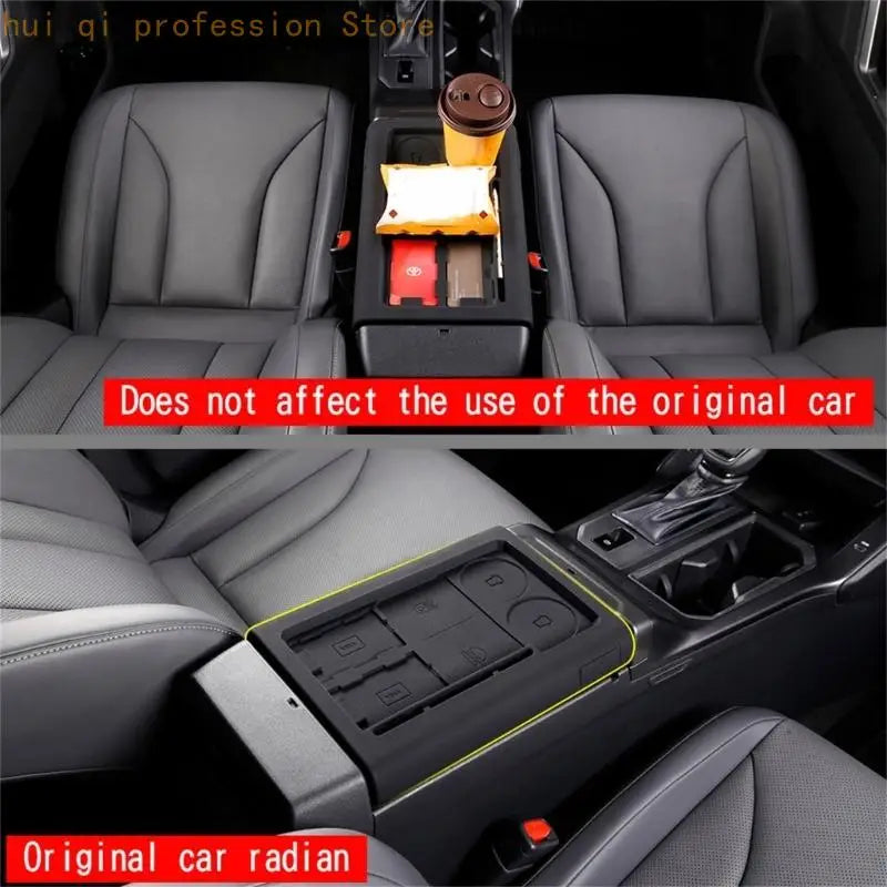 Car Armrest Storage Lid Cover for Center Console Daily Cabin Use H8WE Quake