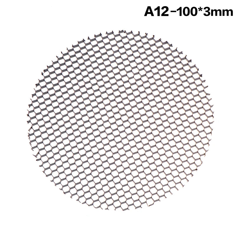 1Pcs Round Honeycomb Mesh Light Cover Black Aluminum Anti Glare Downlight Spotlight Shade Quake A12