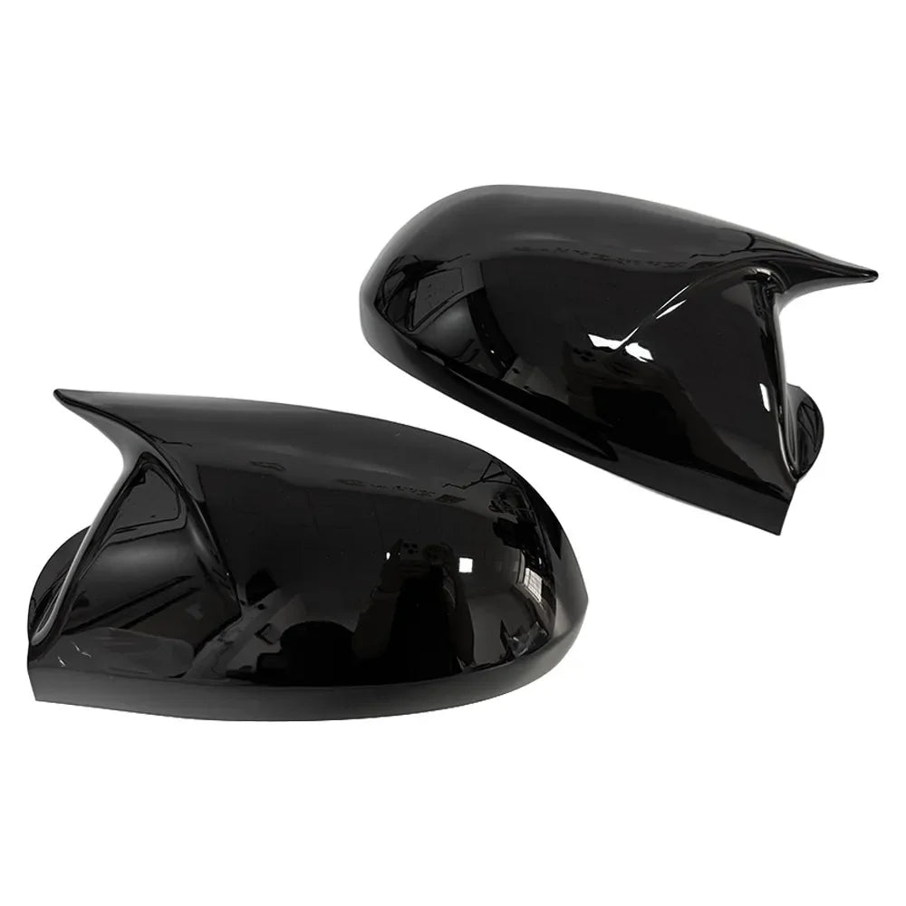For Hyundai Elantra 2001-2005 2x Car Sticker Rearview Side Mirror Cover Wing Cap Exterior Door Rear View Case Trim Carbon Look Quake