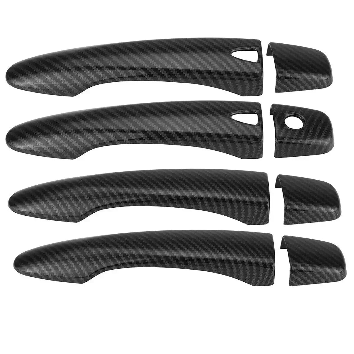 For Nissan Qashqai 2016-2019 Rogue X-Trail 2014-2017 Kicks Car Carbon Fiber Exterior Door Handle Moulding Cover Trim Sticker Quake