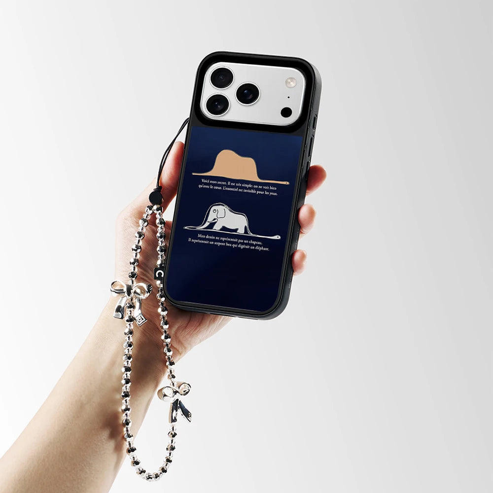 6090165 Mirror Surface Magnetic Phone Case Cover for IPhone 13 14 15 16 17 18 Pro Max Case Cartoon Quake