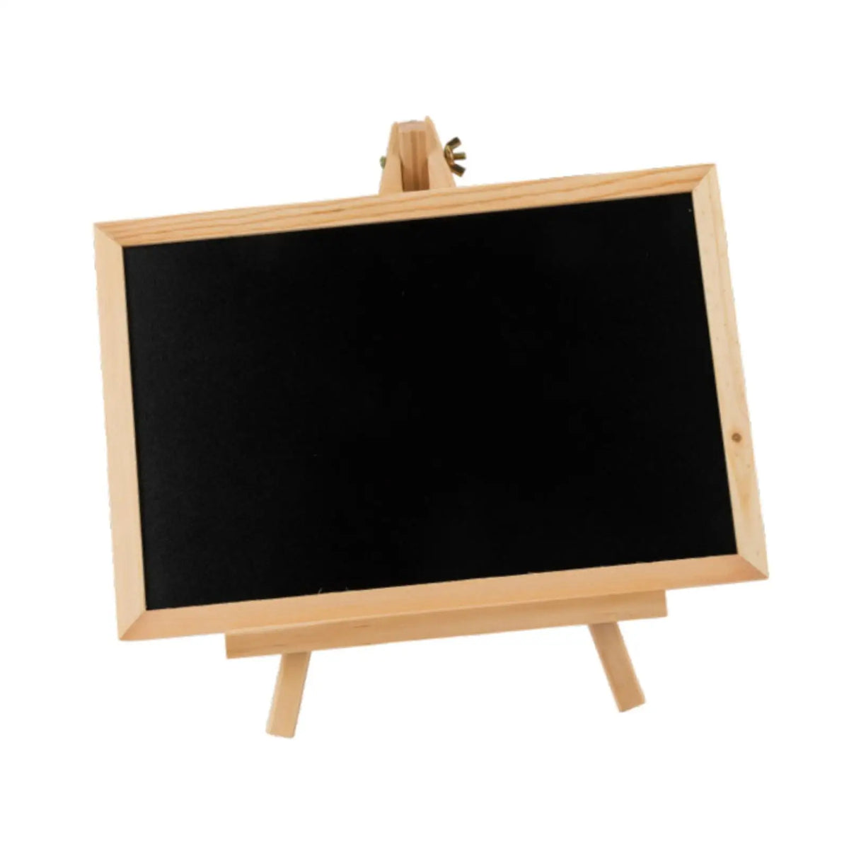 Wood Chalkboard Sign with Easel Stand for Coffee Shops Tabletop Menu Board Quake