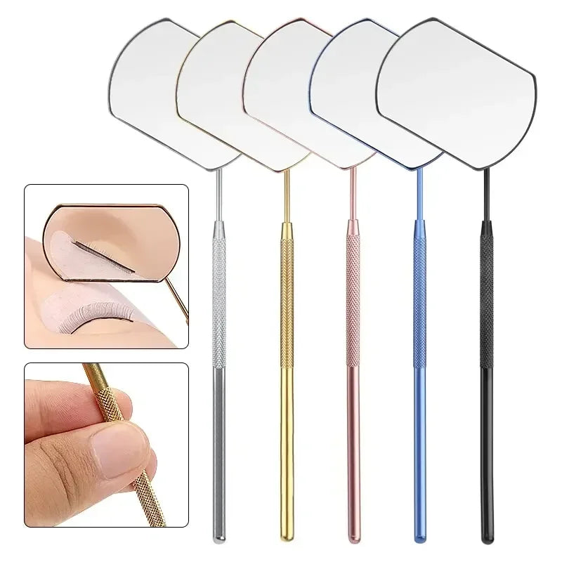 vvocci Mirror Beauty Makeup1 PCs Lash Extension Eyelash Grafting Tools Stainless Steel Multifunction Checking Lash Mirror Quake