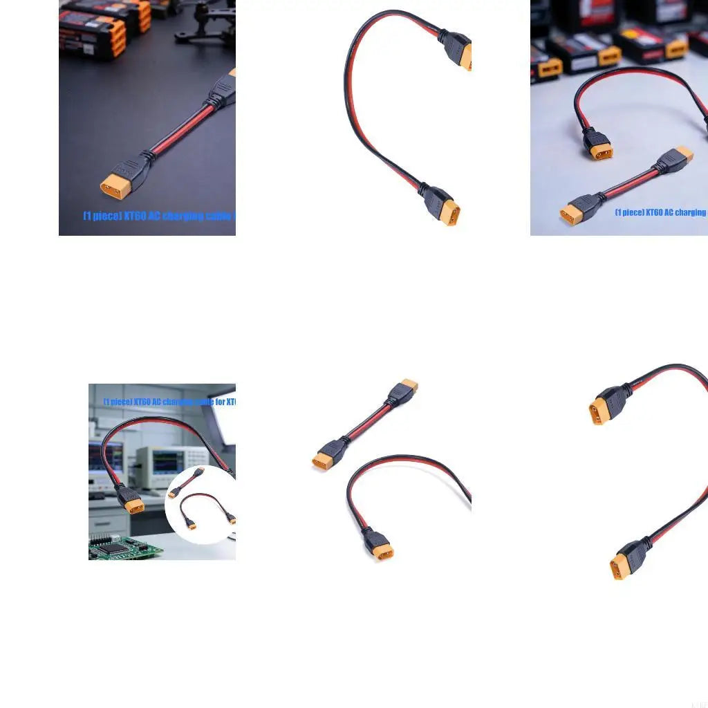 Remote Hobby 60 Male to Male Charging Cable with PVC Shell for Chargers Connection, Battery Setup, and Benches Testing K1KF Quake