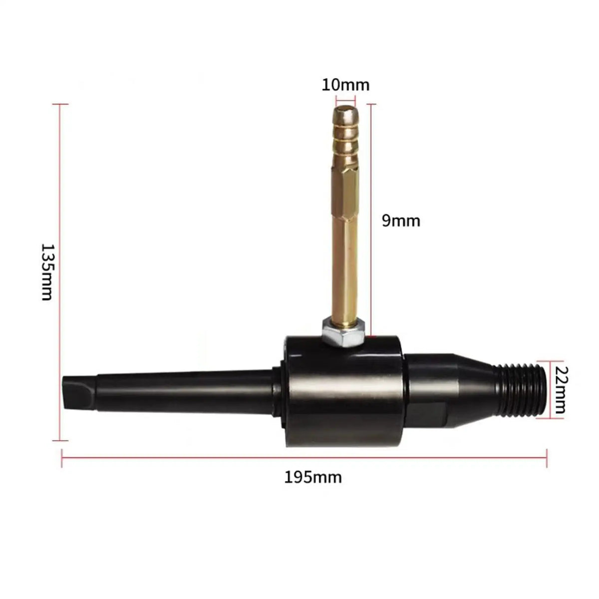 Bench Drill Converts Multipurpose Drill Head Adapter M22 Water Injections Rod Quake