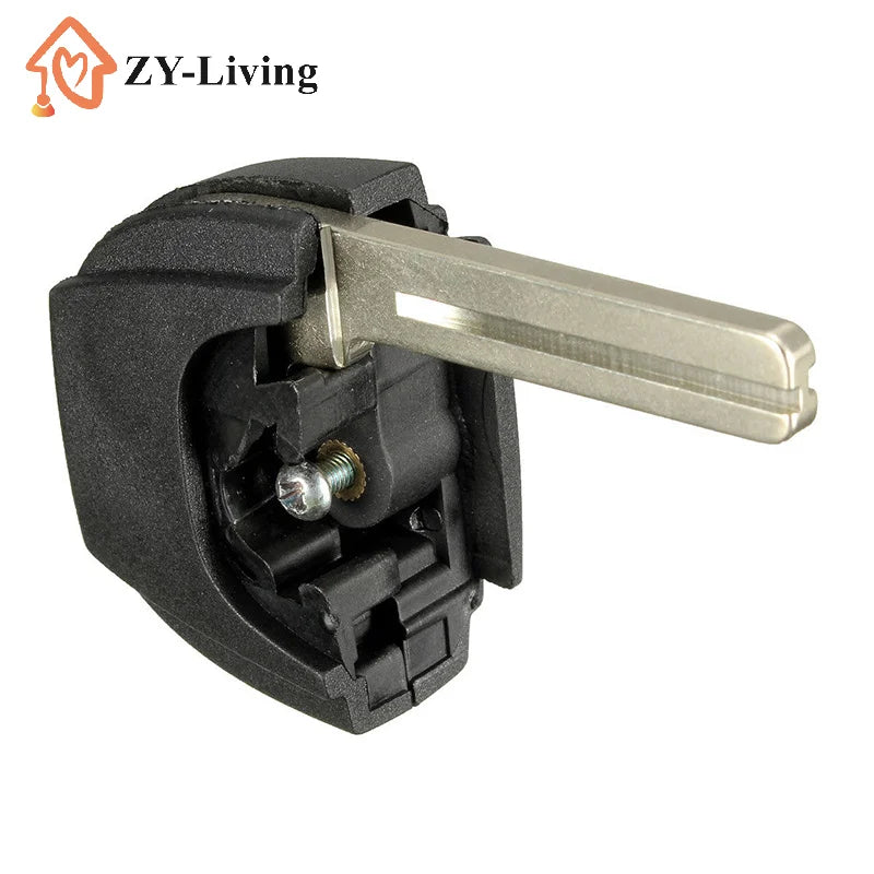1Pcs Remote Case Flip Key Head Part with Uncut For S60 S80 V70 XC70 XC90 Quake