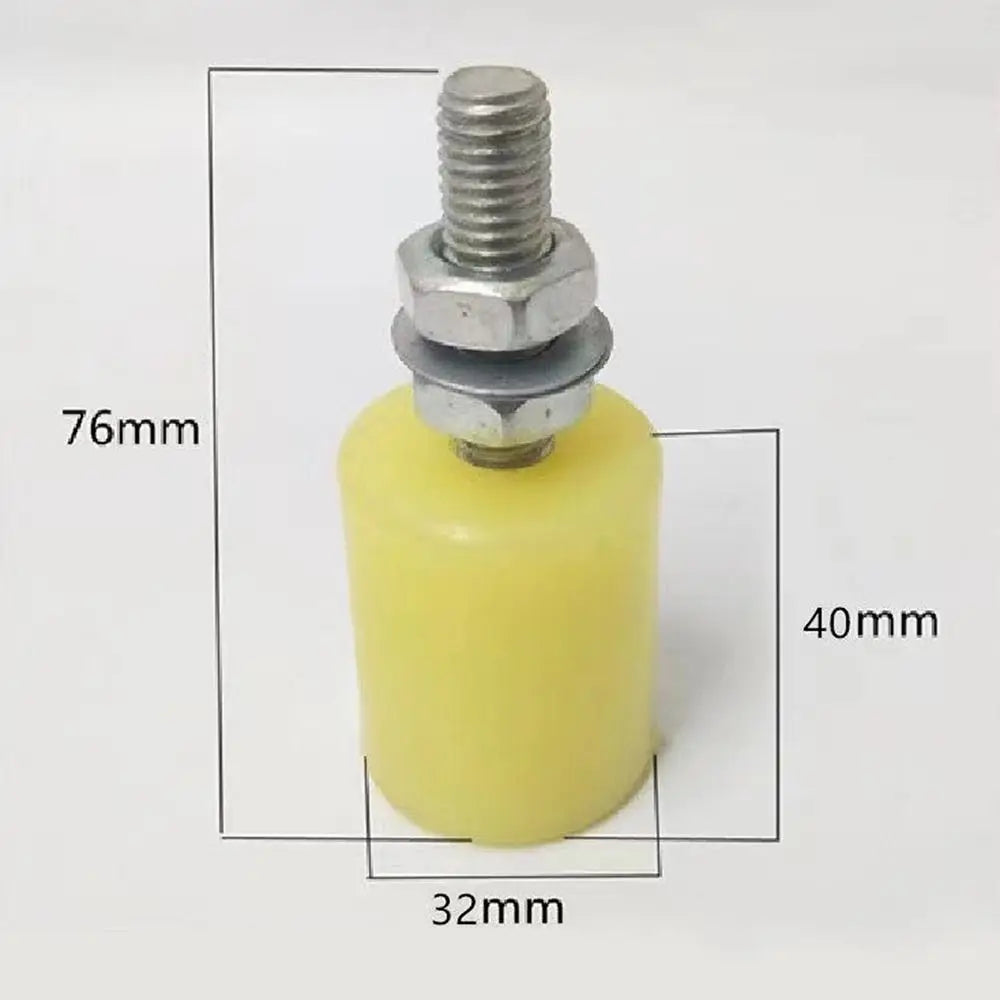 Durable Nylon Slide Gate Guide Roller Plastic Double Bearing Gate Assembly Support Thickened Bearing Guiding Wheels Sliding Gate Quake 1