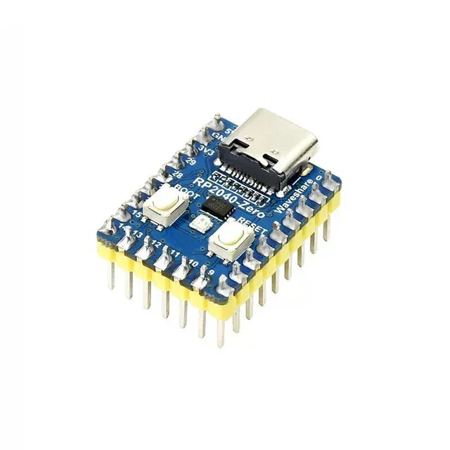 RP2040-Zero RP2040 pour Raspberry Pi Microcontroleur PICO Conseil de Developpement Tech touristo-core Cortex M0 Processeur 2MB Quake soldered header