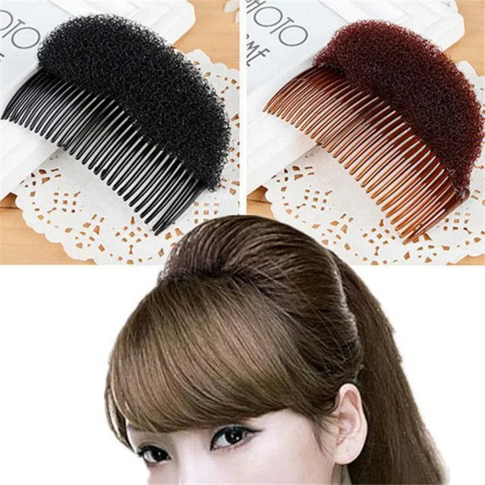 New Women Bun Maker Braid Hair Padding DIY Hair Bump Up Sponge Princess Head Foam Pad Insert Wedding for Hair Styling Tool Quake
