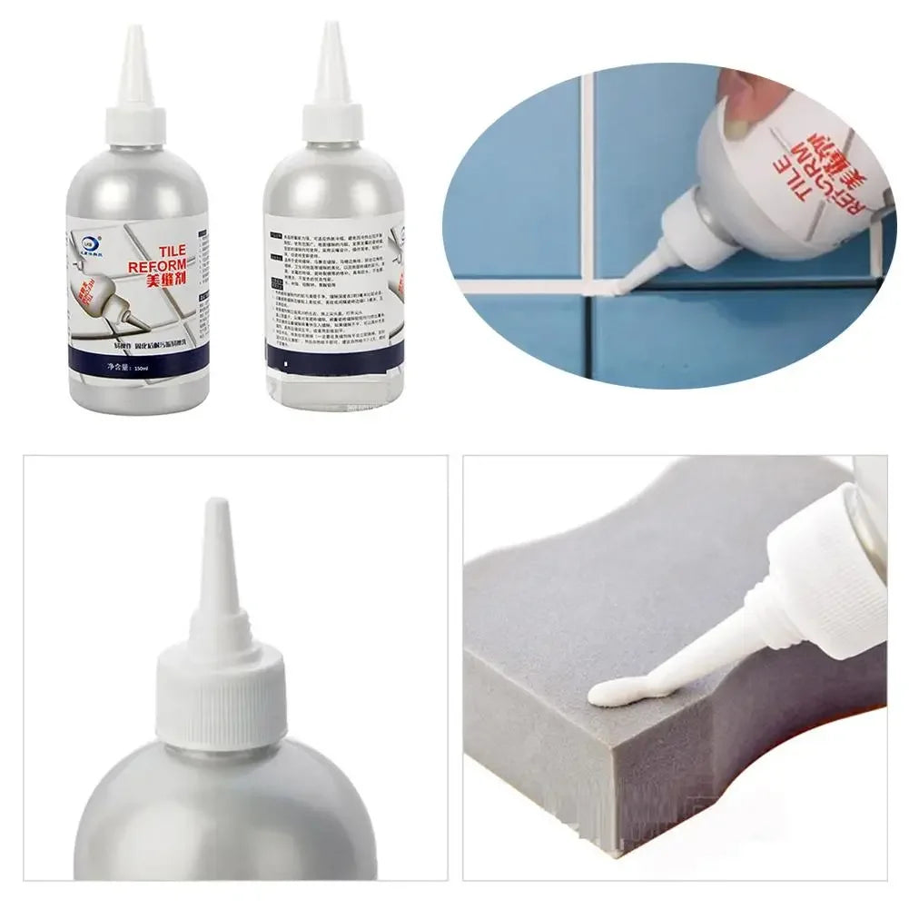 Waterproof Tile Repair Filler Seam Beauty Agent Ceramic Tile Grout Repair Fill Gaps Kitchen Bathroom Specific Mildew Proof Quake