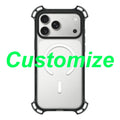 Custom 4 Corner Magnetic Protective Phone Case Cover for IPhone 13 14 15 16 17 18 Pro Max Case for IPhone 18Pro Quake MagSafe for iPhone 18 Pro