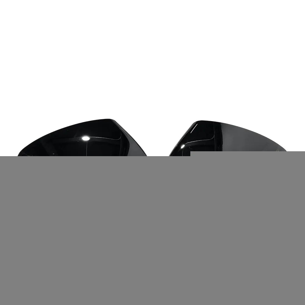 For Audi A1 2011-2014 2x Car Replacement Rearview Side Mirror Cover Wing Cap Exterior Case Trim Accessories Vehicle Decoration Quake Gloss Black