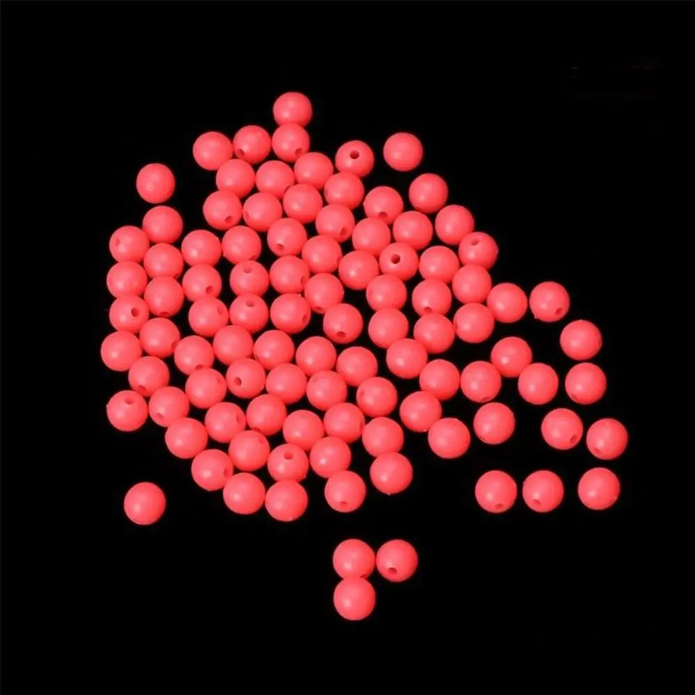 100pc/bag Fishing Floats Beads Luminous Light Glowing Balls For Night Fishing Quake