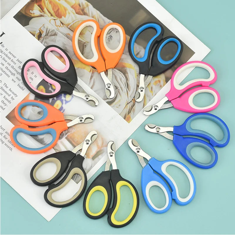Pet Nail Scissors, Half Moon Nail Scissors, Suitable For Cats And Dogs And Other Small Pet Nail Care, Stainless Steel, Durable Quake