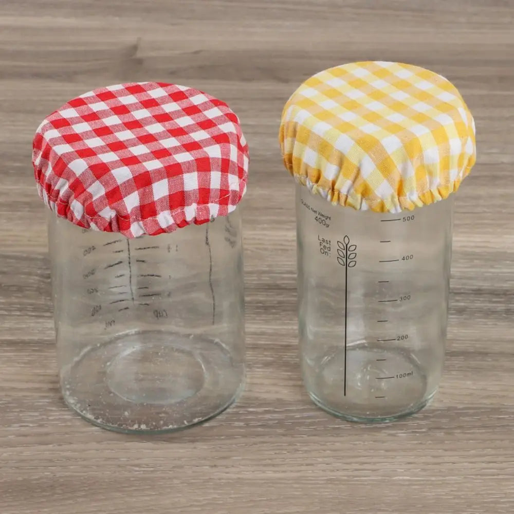1PC Cotton Cloth Fermentation Bottle Cover Portable Reusable Fermentation Cheese Fabric Lids Multifunction Dust Cover Quake