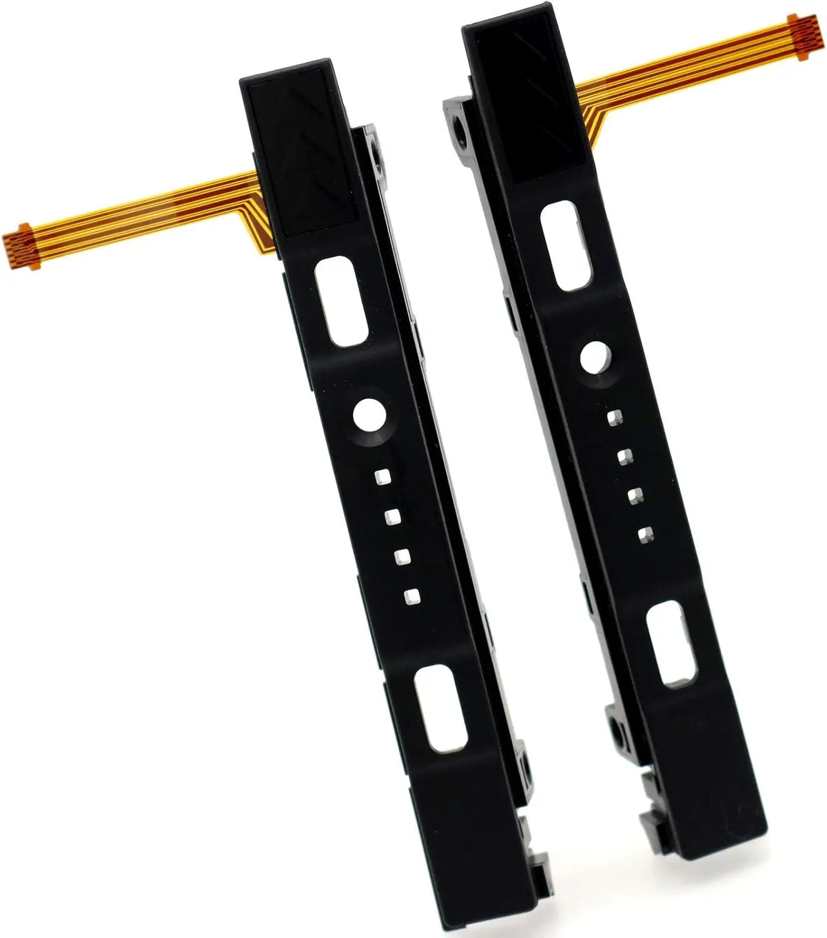 Left & Right Joycon Slide Rail w/Sensor Flex Cable Compatible with Switch & Switch OLED Joy-con Controller Slider Rail Quake black