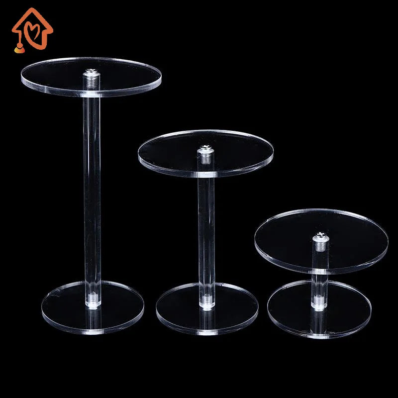1PCS Transparent Frame Round Jewelry Blind Box Display Stand Acrylic Clear Bracelet Organizer Shelf Jewelry Storage Rack Quake