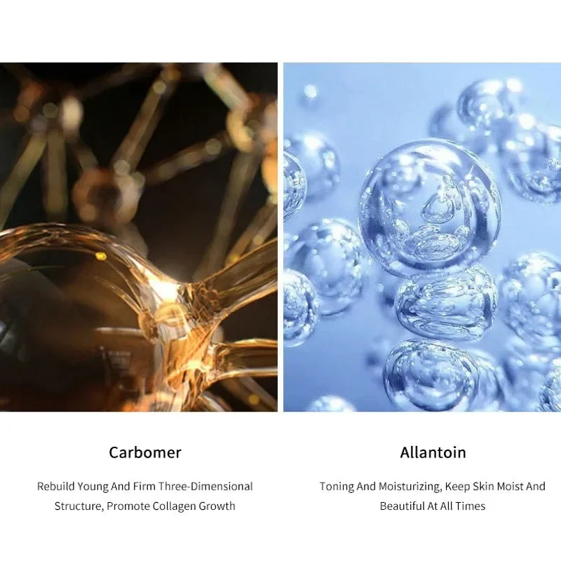 Soluble Face Lifting Threads Collagen Facial Essence Protein Peptide Gold Silk Wire Face Serum for Anti-Aging Firming Skin Quake