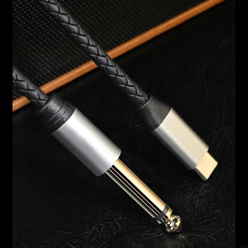 Type C Male To 6.35Mm Male Cable For Mobile Phone Tablet Amplifiers Mixer Sound Card Recording Accessories K1KF Quake